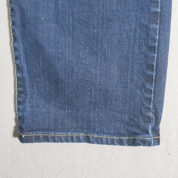 Blue notes Zack Slim Straight Jeans men's sz 30X32 dark washed ink blue low rise - Picture 10 of 14